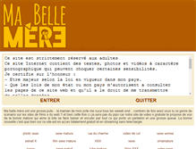 Tablet Screenshot of ma-belle-mere.org